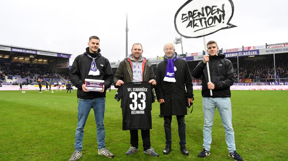 VfL Osnabrück Ultras der Violet Crew sammeln Weihnachtsspenden