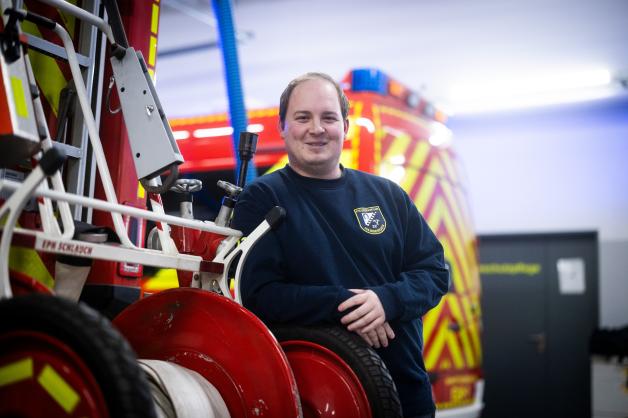 Hasberger Pascal Kirk ist Feuerwehrmann aus Leidenschaft
