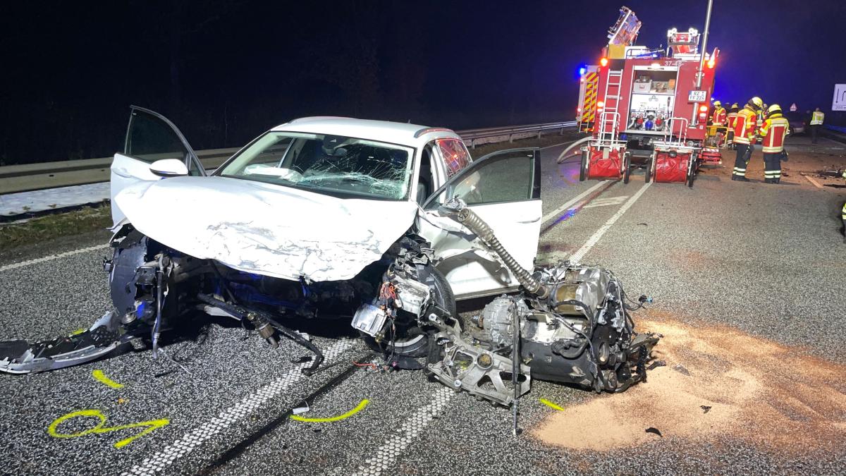 Großeinsatz nach schwerem Unfall auf B404 bei Kuddewörde | SHZ