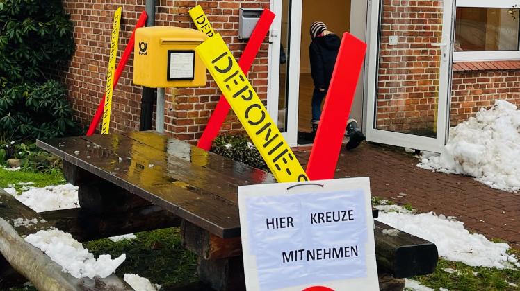 Bauschuttdeponie an der B76 bei Kosel