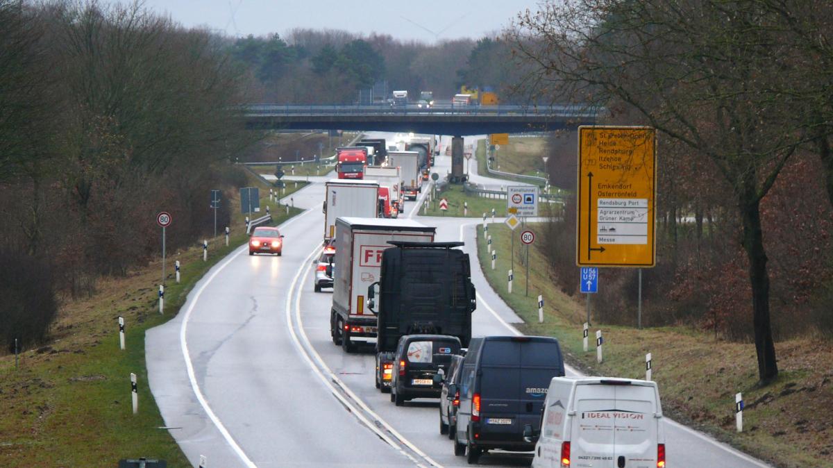 A7 Baustellen Bei Rendsburg Sorgen Für Stau Auf Umleitungsstrecke | SHZ