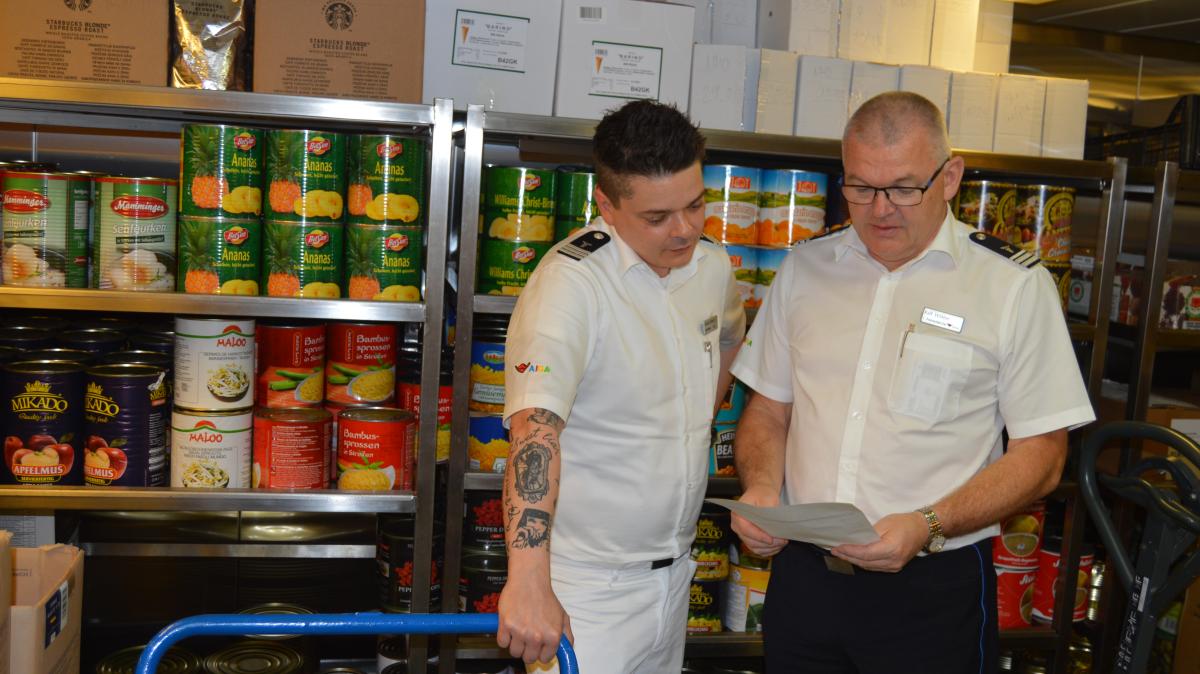 Arbeiten auf der AIDA Ralf Winter aus SH 3000 Menschen SHZ
