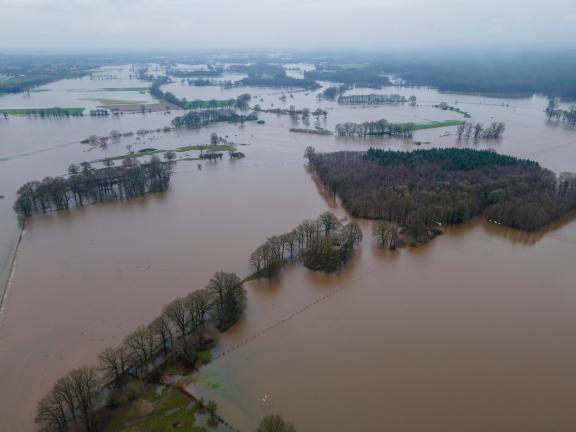 Wunderschone Hochwasser Im Emsland Bild