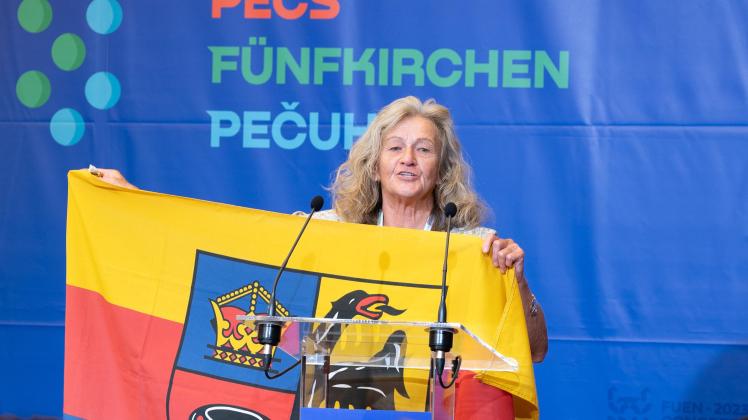 Die Präsidentin des Interfriesischen Rates: Ilse Johanna Christiansen aus Bredstedt vertritt die Friesen auch auf internationalen Kongressen.