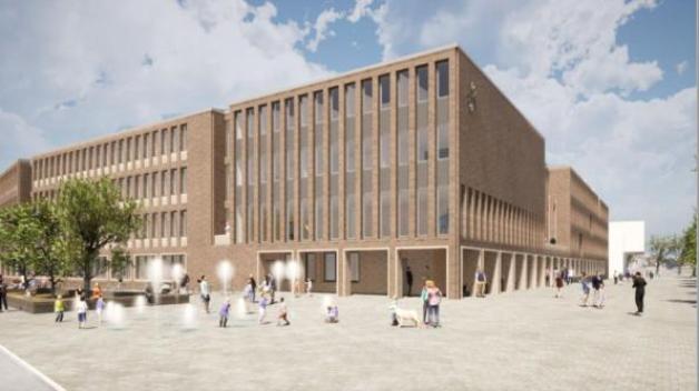 Elmshorn Rathaus Baugenehmigung erteilt: Elmshorns neues Rathaus soll 2027 stehen