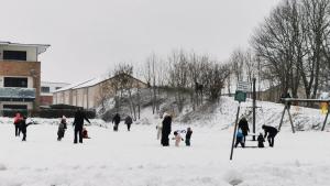 Schnee in Hasloh