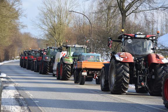 Die Bauernproteste In Itzehoe Und Im Kreis Steinburg In Bildern | SHZ