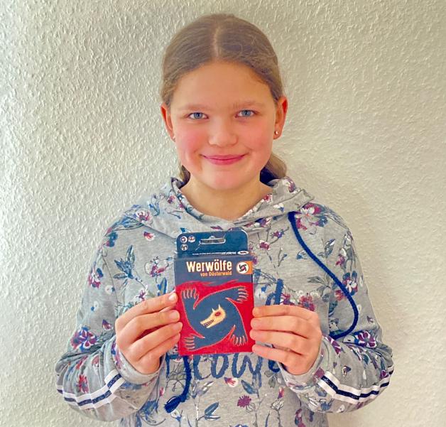Die zehnjährige Hanna aus Wallenhorst liebt es bei „Werwolf“ in andere Rollen zu schlüpfen und ihre Mitspieler hinters Licht zu führen.