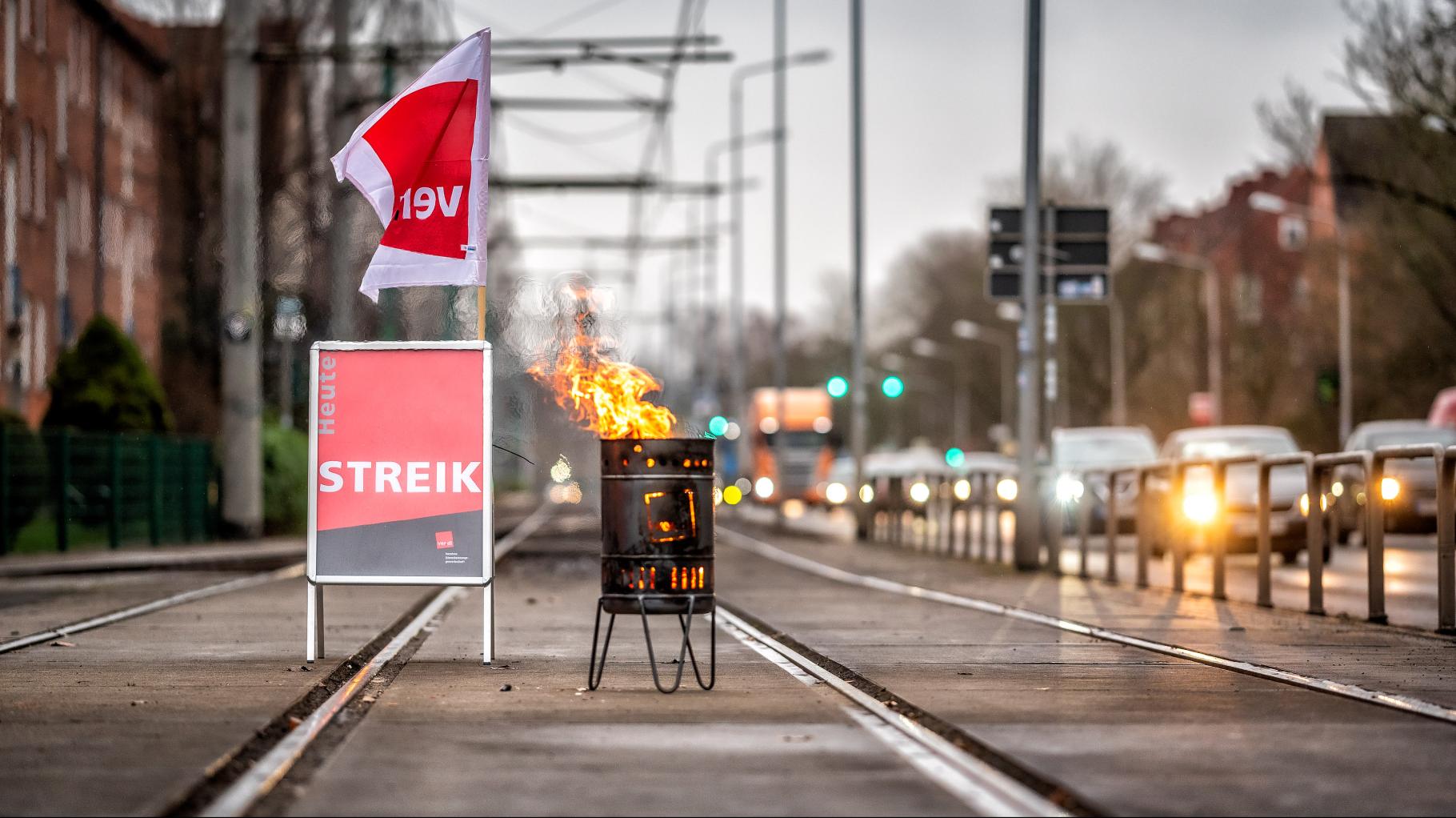 Auch Regionen Schwerin und Rostock betroffen: Verdi kündigt weitere Warnstreiks im ÖPNV an