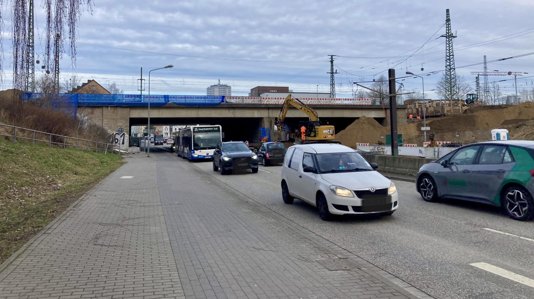 Teilabriss der Goethebrücke in Rostock: Südring für drei Wochen dicht