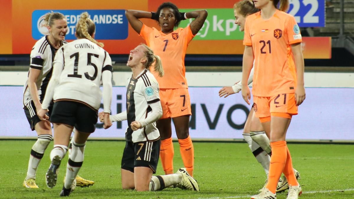 DFBFrauen für Olympia 2024 qualifiziert Sieg gegen Niederlande NOZ