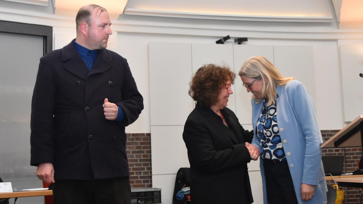 Waltraud Kurzhals-Dingel and Dennis Schröder are new to the council