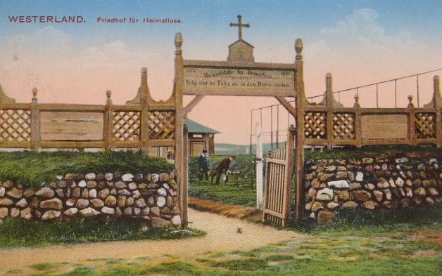 Friedhof der Heimatlosen auf Sylt Grabstätte für Ertrunkene