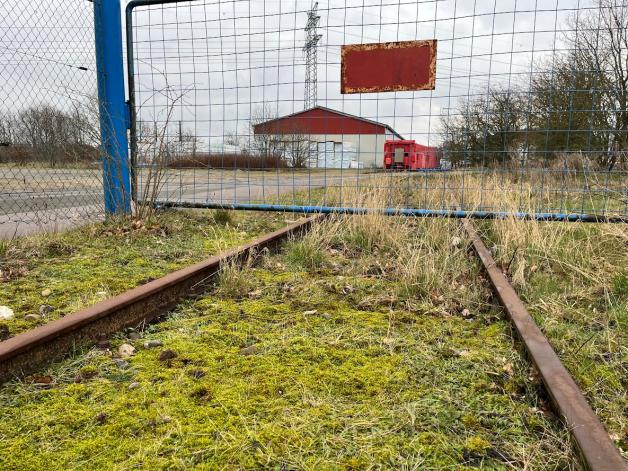 Bahngleisanbindung im Gewerbegebiet Schuby