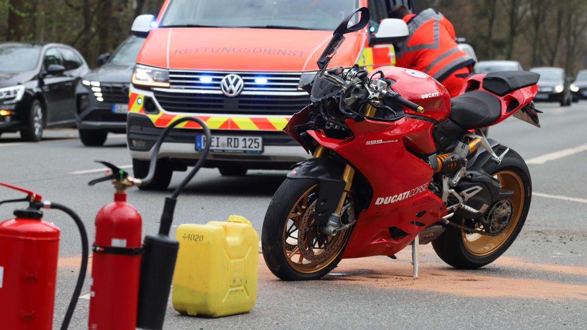 Motorradfahrer Bei Unfall In Horst Schwer Verletzt | SHZ