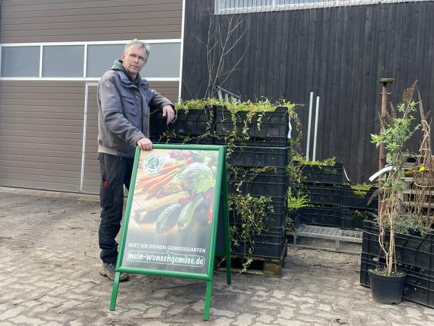 So kann man sich in einen Gemüsegarten mieten