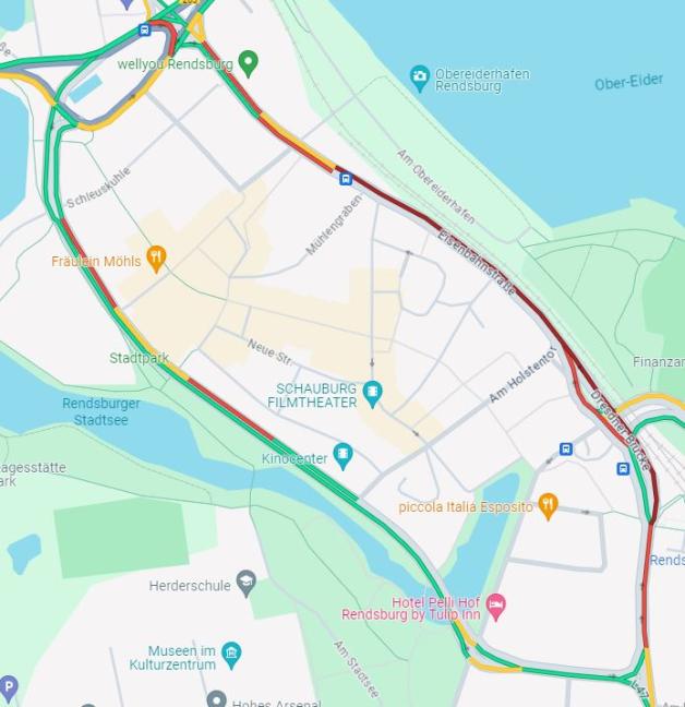 Sperrung Der B77 Richtung Norden Sorgt Für Stau In Rendsburg | SHZ