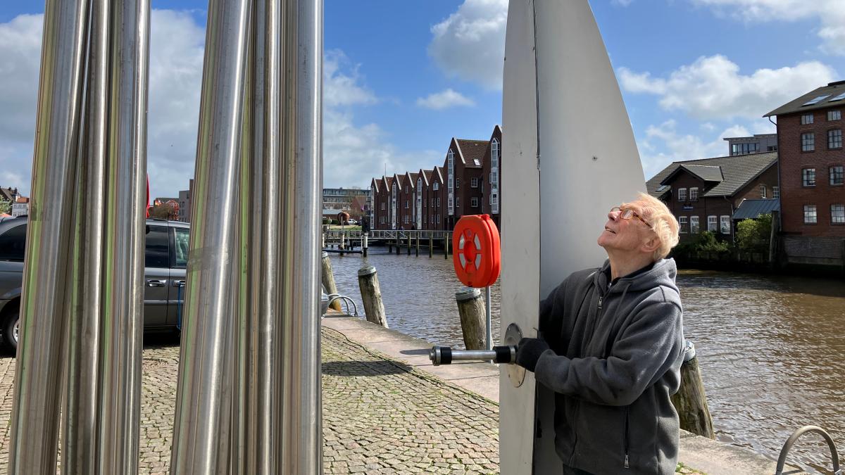 Seezeichen von Künstler HansMichael Kissel in Husum restauriert SHZ