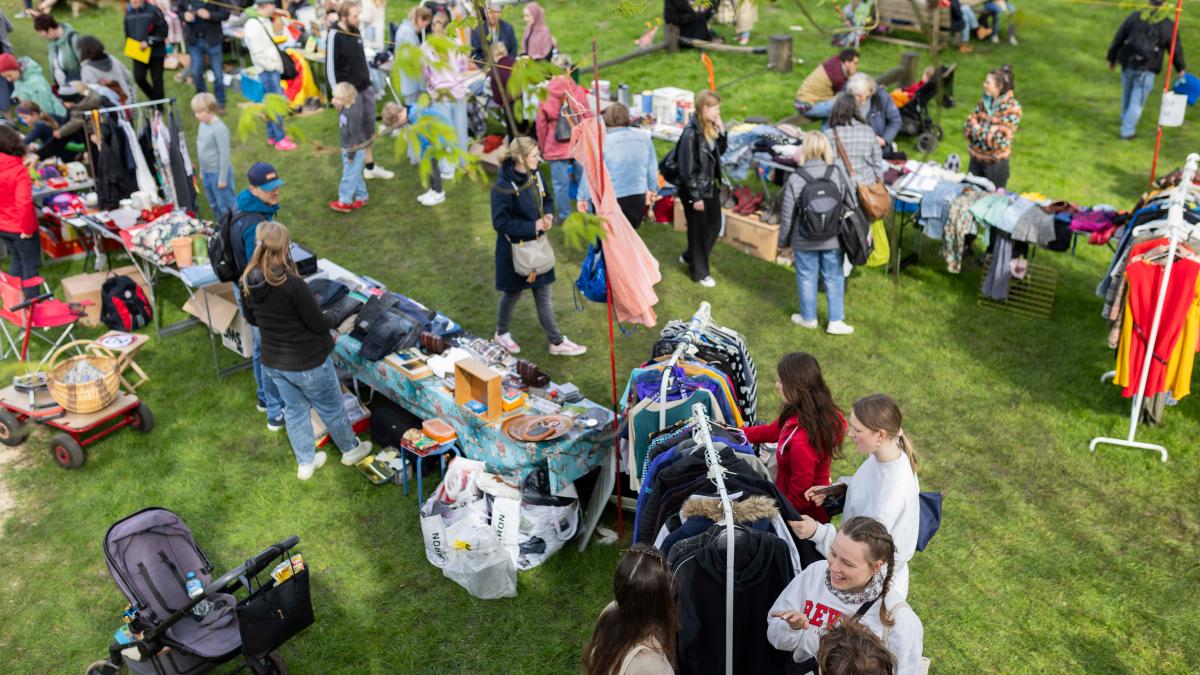 So schön war der Flohmarkt im Moskaubad Osnabrück