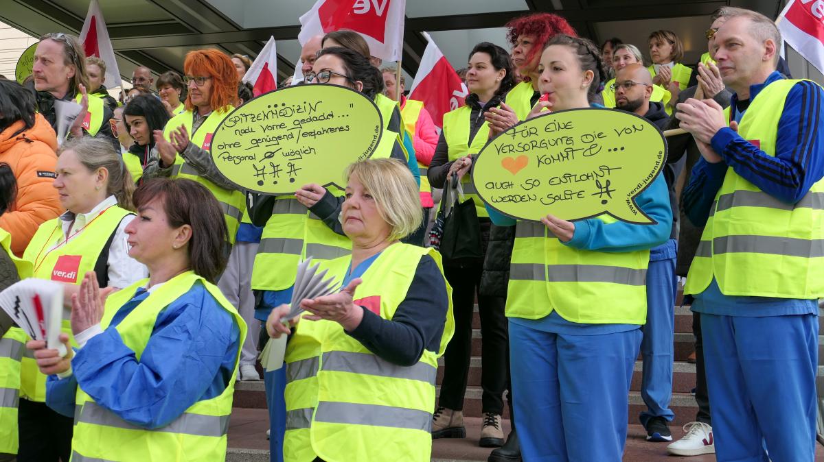 Schüchtermann-Klinik Bad Rothenfelde: Mitarbeiter demonstrieren