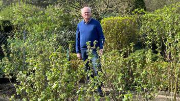 Helmut Greve bewirtschaftet seit 50 Jahren einen Kleingarten in Nortorf.
