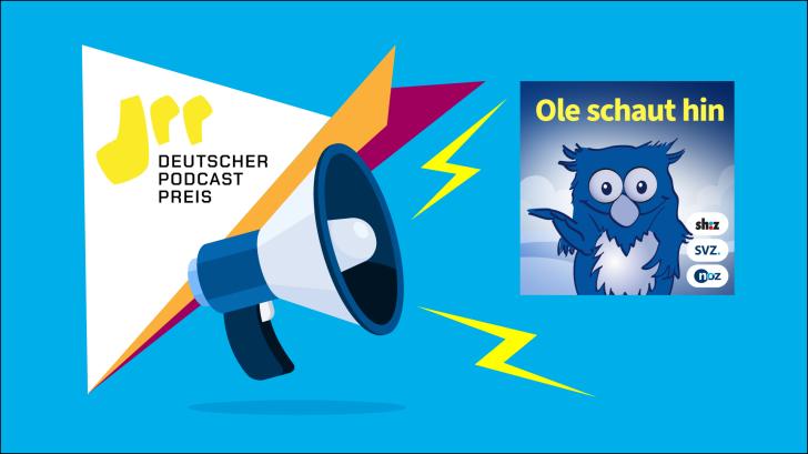 „Ole schaut hin“ bewirbt sich für deutschen Podcastpreis