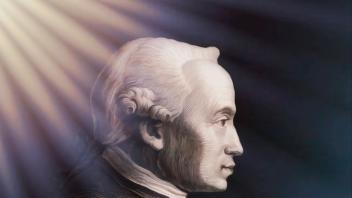 Immanuel Kant, 1724 - 1804, German philosopher of the Enlightenment, digitally altered Immanuel Kant, 1724 - 1804, Germa