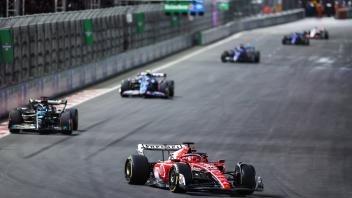 16 Charles Leclerc (MCO, Scuderia Ferrari), F1 Grand Prix of Las Vegas at Las Vegas Strip Circuit on November 19, 2023 i