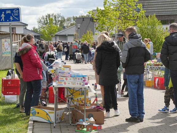 Straßenflohmarkt „Am Mühlenfeld“ in Bohmte 2024 Bildergalerie