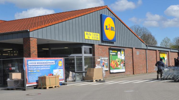 Eckernförde Lidl wieder in der Ostlandstraße