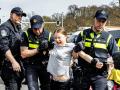 Klimaproteste in den Niederlanden - Thunberg festgenommen