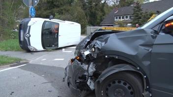 Drei Verletzte gab es bei einem Unfall in Löningen