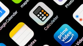 Apps, App-Icons auf dem Homescreen, Anzeige auf einem Bildschirm vom Handy, iOS, Smartphone, Makroaufnahme, Detail, form