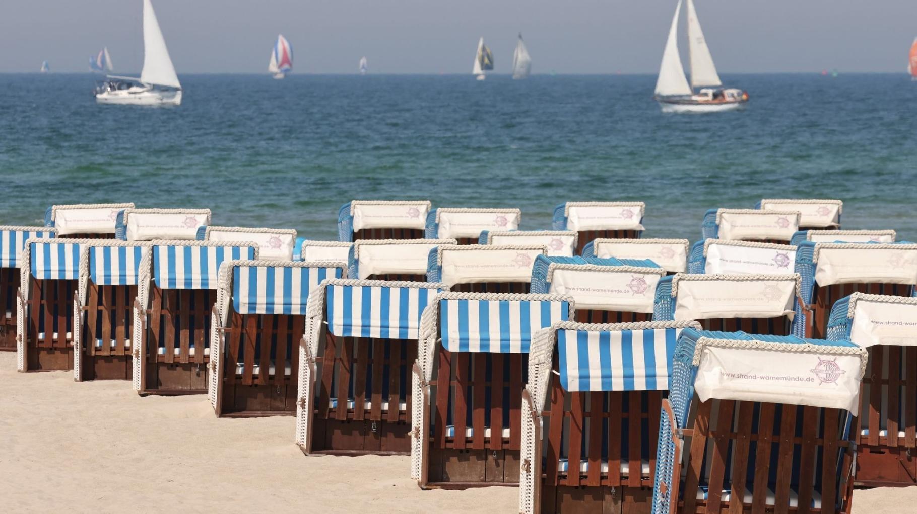 Ostsee-Strand in Warnemünde gehört zu den schönsten in Europa