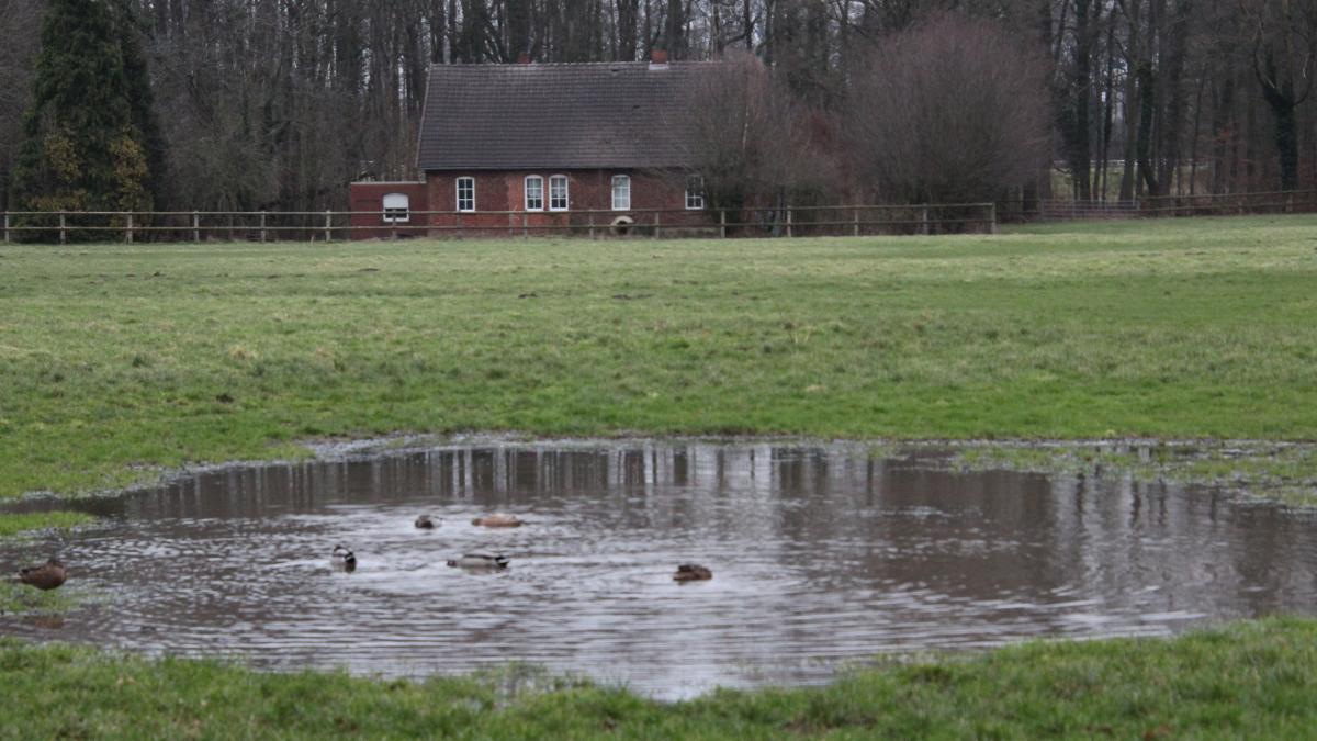 Historisches Haus am Gut Osthoff vor Abriss