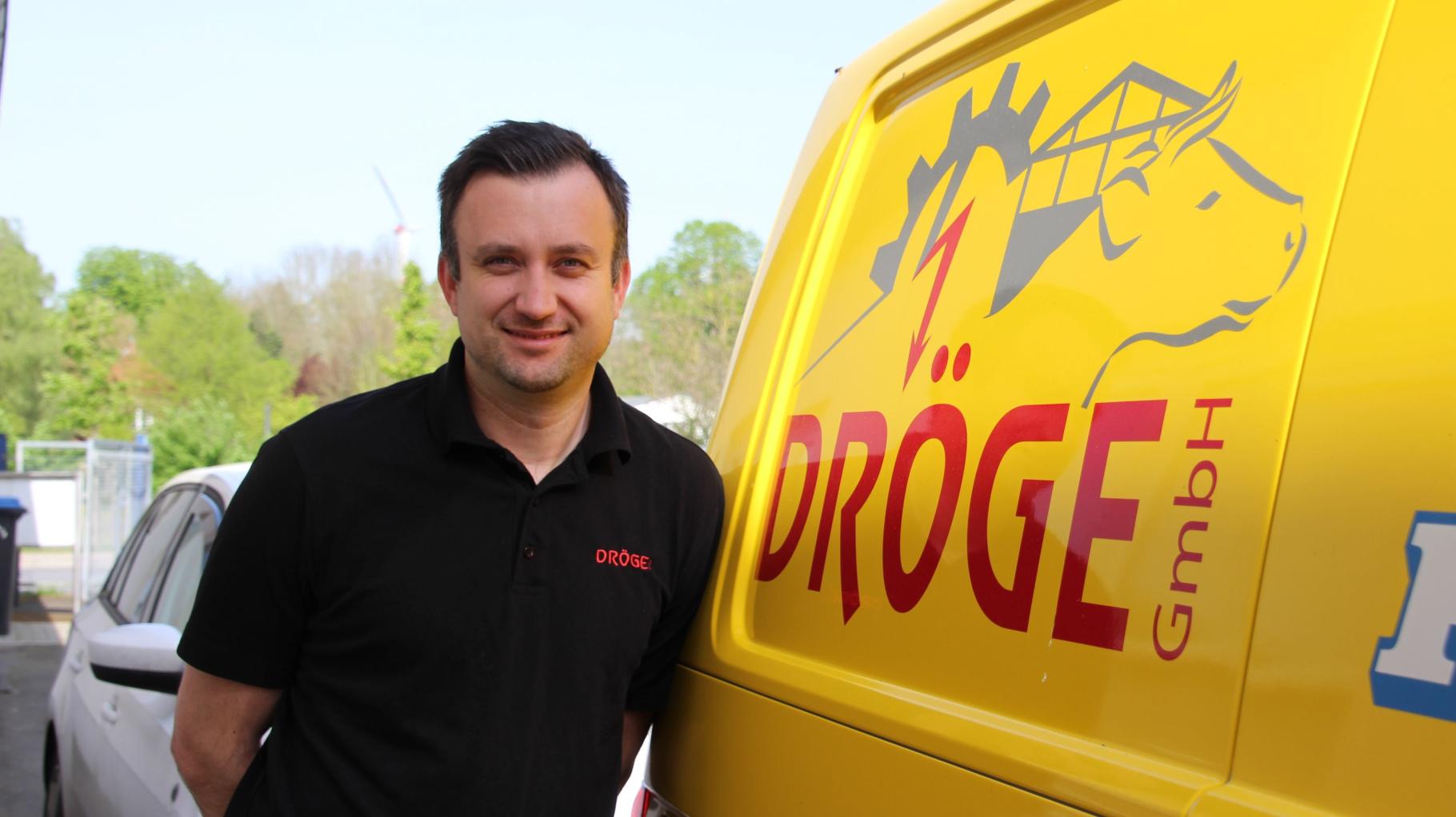 Dröge-Chef Tom Hardtke gibt Preisgeld in die Region weiter