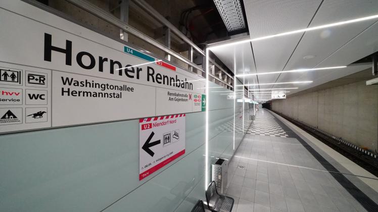 Hamburg feiert Neue UBahnStation an Horner Rennbahn ist fertig SHZ