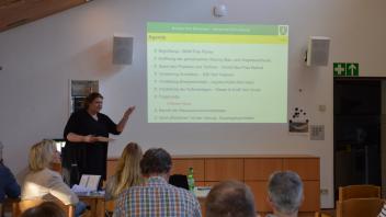 Bauvorschussvorsitzende Annika Markull präsentierte die Pläne für Kölln-Reisieks neue Kita.