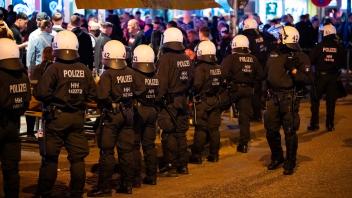 Polizeieinsatz nach Stadtderby in Hamburg