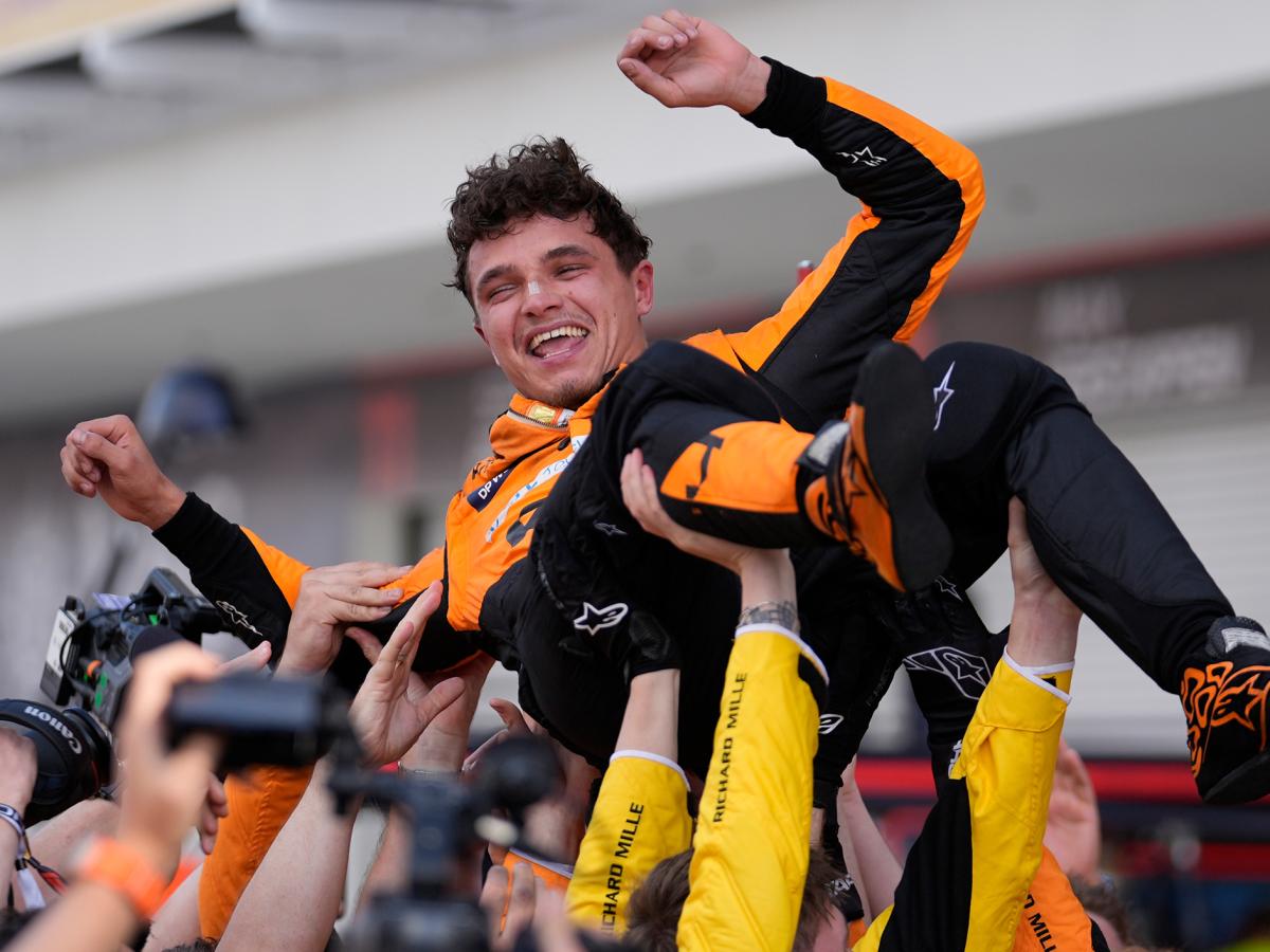 Formel 1: Lando Norris gewinnt erstes Rennen dank Safety-Car | NOZ