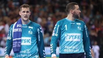 Sie gelten als das beste Torwartgespann der Handball-Bundesliga: Kevin Möller (li.) und Benjamin Buric von der SG Flensburg-Handewitt.