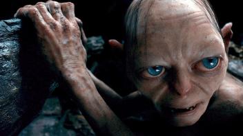 Gollum in einer Szene des Kinofilms "Der Hobbit: Eine unerwartete Reise".