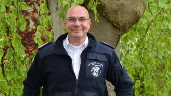 Michel Müller ist der Wehrführer der Freiwilligen Feuerwehr Sieversdorf. 