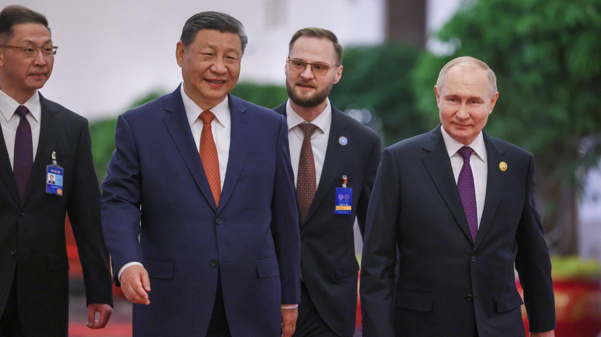 Putin Signalisiert In China Verhandlungsbereitschaft über Ukraine | NOZ