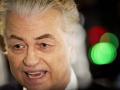 THE HAGUE - Geert Wilders (PVV) talking to journalists after the presentation of the main lines agreement. The four part