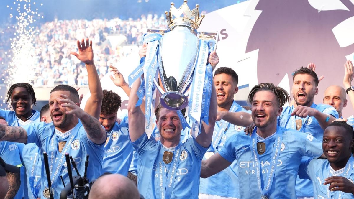 Manchester City are the English soccer champions once more