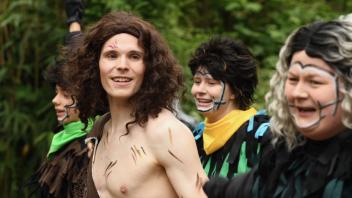 Philipp Henke hat seine Leidenschaft für das Theaterspielen auf der Waldbühne Kloster Oesede erst im vergangenen Jahr entdeckt. Im aktuellen Familienstück spielt er Tarzan.