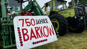 In Barkow wurde am Wochenende das 750. Dorfjubiläum gefeiert.