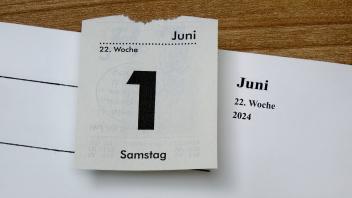 Wochenkalender und Kalenderblatt 1. Juni Wochenkalender und Kalenderblatt 1. Juni, 26.12.2023, Borkwalde, Brandenburg, A
