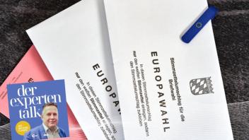 Stimmzettel zur Europawahl 2024